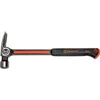 Milled-Face Framing Hammer, 28 oz., Solid Steel Handle, 16" L Toolneeds Inc.