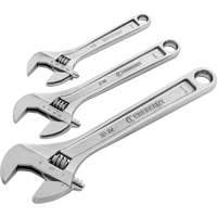 Wrench Set, Adjustable, 3 Pieces, Imperial and Metric Toolneeds Inc.