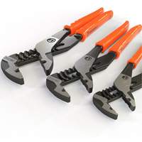 Z2 K9 Straight Jaw Dipped Handle Tongue & Groove Plier Set, 3 Pieces Toolneeds Inc.