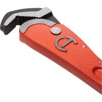 Cl&eacute; pour tuyau acier auto-ajustable, Cap des m&acirc;choires 1-1/2", Longueur 12", Fini Rev&ecirc;tement en poudre, Prise Non-ergonomique Toolneeds Inc.