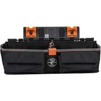 Bucket Work CentreS-Hook Large Pouch Module, Nylon, 3 Pockets, Black/Orange Toolneeds Inc.