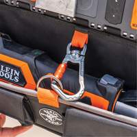 Bucket Work CentreS-Hook Large Pouch Module, Nylon, 3 Pockets, Black/Orange Toolneeds Inc.