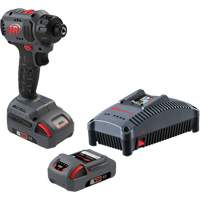 Ensemble de tournevis compact sans fil, 1/4", 37 lb-pi Couple max., 20 V, Lithium-ion Toolneeds Inc.