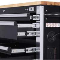 HDRC5212 Armoire mobile de s&eacute;rie HD, 12 tiroirs, 51-1/4" la x 21" p x 40-3/10" h, Noir Toolneeds Inc.