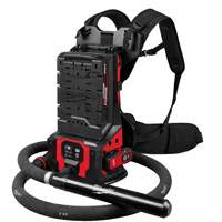 MX FUEL Backpack High Cycle Concrete Vibrator Kit with 7' Whip / 1.75" Head Toolneeds Inc.