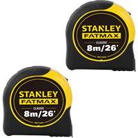 FATMAX&reg; Classic Tape Measures, 1-1/4" x 26'/8 m, Imperial & Metric Graduations Toolneeds Inc.