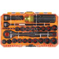 KNECT Essential Pass Through Impact Socket Set, 28 Pcs, Impact, 3/8" Drive Size Toolneeds Inc.