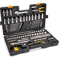 Jeu doutils de qualit&eacute; professionnelle &agrave; 72 dents, 6 pans et &agrave; prise 3/8" et 1/4" Toolneeds Inc.