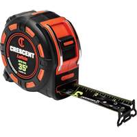Shockforce NITE EYE Tape Measure, 1-1/4" x 35', SAE Graduations Toolneeds Inc.