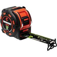 Shockforce NITE EYE Magnetic Tape Measure, 1-1/4" x 16', SAE Graduations Toolneeds Inc.