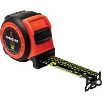  CONTROLTOUCH NITE EYE Tape Measure, 1-3/16" x 16', SAE Graduations Toolneeds Inc.