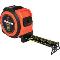  CONTROLTOUCH NITE EYE Tape Measure, 1-3/16" x 25', SAE Graduations Toolneeds Inc.