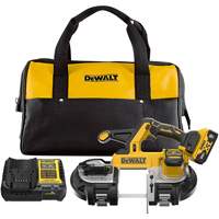 Ensemble de scie &agrave; ruban de moyenne taille XR avec bloc-pile de 5 Ah, 20 V, 3-3/8" Capacit&eacute; Toolneeds Inc.