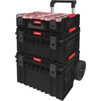Arx 3-Piece Modular Starter Kit, 23"/25-1/5" x 19"/15-1/5" x 12-3/5"/26"/6-4/5", Black/Red Toolneeds Inc.