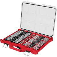 Metric/SAE Ratchet & Socket Set with PACKOUT Low-Profile Organizer, 98 Pcs, 3/8" Drive Size Toolneeds Inc.