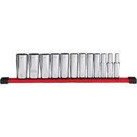 12-Point Deep Well SAE Socket Set, 12 Pcs, 3/8" Drive Size, Deep Toolneeds Inc.
