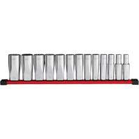 12-Point Deep Well SAE Socket Set, 13 Pcs, 1/2" Drive Size, Deep Toolneeds Inc.
