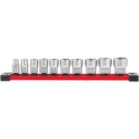 SAE Sockets with Four Flat Sides, 10 Pcs, 3/8" Drive Size Toolneeds Inc.