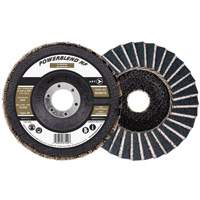 POWERBLEND NF Flap Disc, 4-1/2" x 7/8", Type 29, Z60 Grit, Zirconia Alumina Toolneeds Inc.