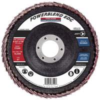 POWERBLEND EDG Flap Disc, 4-1/2" x 7/8", Type 27, CG60 Grit, Ceramic Toolneeds Inc.