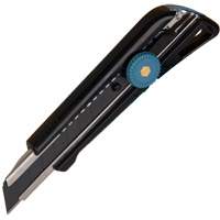 Couteau professionnel de 18 mm avec verrouillage &agrave; cliquet, Acier inoxydable, Robuste, Prise en Plastique Toolneeds Inc.