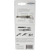 Couteau professionnel de 18 mm avec verrouillage &agrave; cliquet, Acier inoxydable, Robuste, Prise en Plastique Toolneeds Inc.