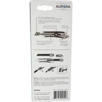 Couteau professionnel de 18 mm, Acier inoxydable, Robuste, Prise en Caoutchouc Toolneeds Inc.