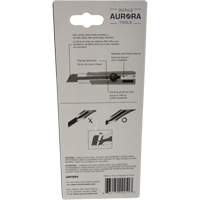 Couteau r&eacute;tractable de 25 mm, Acier inoxydable, Robuste, Prise en Caoutchouc Toolneeds Inc.