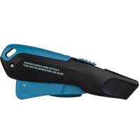 Couteau de s&eacute;curit&eacute; r&eacute;tractable , Acier inoxydable, Robuste, Prise en Plastique/Aluminium Toolneeds Inc.