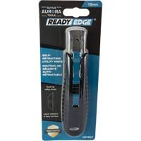 Couteau de s&eacute;curit&eacute; r&eacute;tractable standard, Acier inoxydable, Prise en Caoutchouc Toolneeds Inc.
