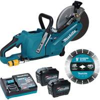 40Vmax XGT Brushless Power Cutter with 8.0Ah Batteries Kit, 9", 40 V Toolneeds Inc.