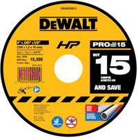 Meule &agrave; tronçonner polyvalente, 4" x 0,45", Arbre de 5/8", Type 1, Oxyde d'aluminium Toolneeds Inc.