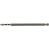 Embout pour outils &eacute;lectriques Impactech, Carr&eacute;e, Embout #2, Prise 1/4", Longueur 6" Toolneeds Inc.