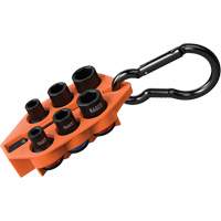 Grab-And-Go Impact Socket Set, SAE, 7 Pcs, Impact, 3/8" Drive Size Toolneeds Inc.