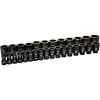 6 Point SAE Socket Set, 29 Pcs, Impact, 3/4" Drive Size, Deep Toolneeds Inc.