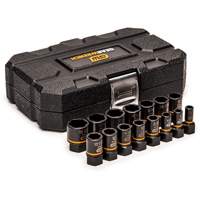 Bolt Biter Extraction Socket Set, 15 Pcs, Impact, 1/4"/3/8" Drive Size Toolneeds Inc.