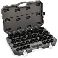 6 Point SAE Socket Set, 29 Pcs, Impact, 3/4" Drive Size Toolneeds Inc.