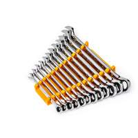 Jeu de cl&eacute;s &agrave; 12 pans et 90 dents, Combinaison &agrave; cliquet, 12 morceaux, M&eacute;trique Toolneeds Inc.