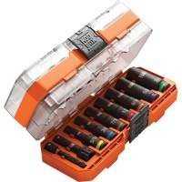KNECT Drive Socket Set, 9 Pcs, Impact, 3/8" Drive Size, Deep Toolneeds Inc.