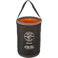 Straight Utility Bucket, 17" L x 12" W x 4" H, Nylon, Black/Grey/Orange Toolneeds Inc.
