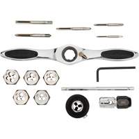 Jeu de tarauds et fili&egrave;res &agrave; cliquet m&eacute;triques, 15 Morcea Toolneeds Inc.