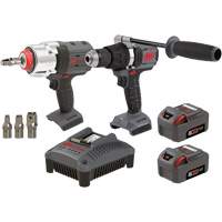 Hammer Drill & Impact Wrench Combo Kit, Lithium-Ion, 20 V Toolneeds Inc.