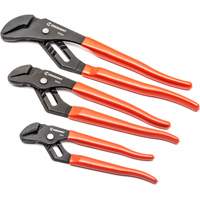 Straight Jaw Dipped Handle Tongue & Groove Plier Set, 3 Pieces Toolneeds Inc.