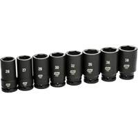 6 Point SAE Socket Set, 8 Pcs, Impact, 3/4" Drive Size, Deep Toolneeds Inc.