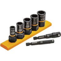 Metric Bolt Biter Extraction Socket Set, 7 Pcs, Impact, 1/4"/3/8" Drive Size Toolneeds Inc.