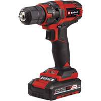 Cordless Drill/Driver Kit, Lithium-Ion, 18 V, 3/8" Chuck, 310 in-lbs Torque Toolneeds Inc.