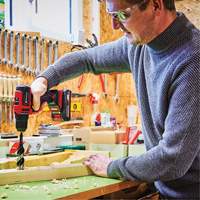 Cordless Drill/Driver Kit, Lithium-Ion, 18 V, 3/8" Chuck, 354 in-lbs Torque Toolneeds Inc.