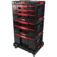 Socle roulant Arx avec jeu de roulettes pivotantes 4 mcx, 23-1/10" x 15" x 22-1/2", Noir Toolneeds Inc.