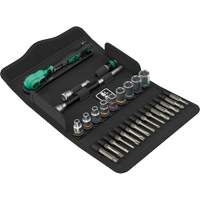 Jeu de cl&eacute; &agrave; cliquet SA 14 Zyklop Comfort avec levier dinversion, 28 Mcx, Prise de 1/4" Toolneeds Inc.