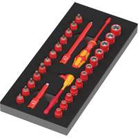 Foam Insert 8007 A VDE Zyklop VDE Ratchet Set 1, 1000 V, 30 Pcs Toolneeds Inc.